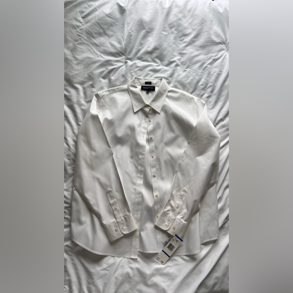 Jones New York Signature Button Up Blouse